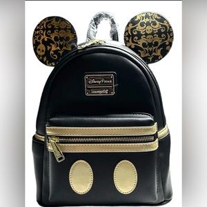 Disney 50th Main Attraction Pirates of the Caribbean Loungefly Mini Backpack